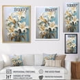 thumbnail image 4 of Designart "Dreamy Garden Of Lilies IV" Lilies Floater Framed Canvas Wall Art, 4 of 5