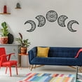 thumbnail image 4 of Cadorn Bohemian Style Moon Decor Set – Wall Art & Home Decorations for Bohemian Themed Rooms, Bedrooms & Living Spaces, 4 of 7