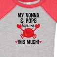 thumbnail image 4 of Inktastic Nonna and Pops Love Me Grandchild Boys or Girls Baby Bodysuit, 4 of 5