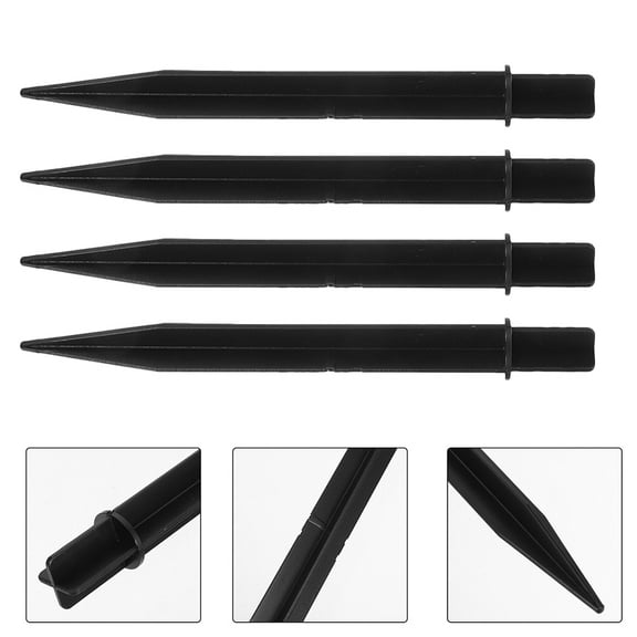 HOMOBABE Pathway Light Stake Solar Lights Plastic 8Pcs