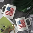 thumbnail image 3 of Best Dad Ever Coffee Mugs 15 OZ Sublimation Mugs,Double-sided Printing Ceramic Cups Ceramic Mugs for Coffee,Tea,Hot Cocoa, 3 of 4