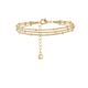 thumbnail image 1 of Pulsera Xtellar Dorado Con Cadena De Bola Para Mujer Regalo Dorado 16 Cm, 1 of 4