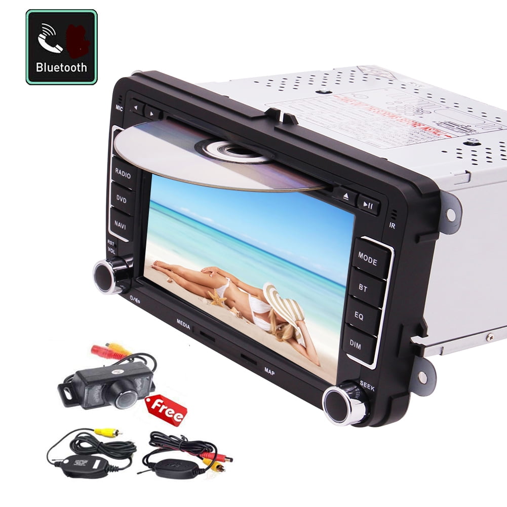 Inch Capacitive Touch Screen Double Din Gps Car Stereo In Dash Car Cd Dvd Player Music Video