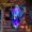 E, variant on 1Pc Clearance Under $5 Hanging Ghost Hanging Ghost Decor Plastic For Porch Displaying Purple Ghost Purple Glowing Skeleton (D)