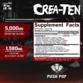 thumbnail image 4 of 5% Nutrition CreaTEN Flavored Creatine Powder Supplement for Muscle Gain Max Power Strength Endurance and Recovery (Push Pop), 4 of 8