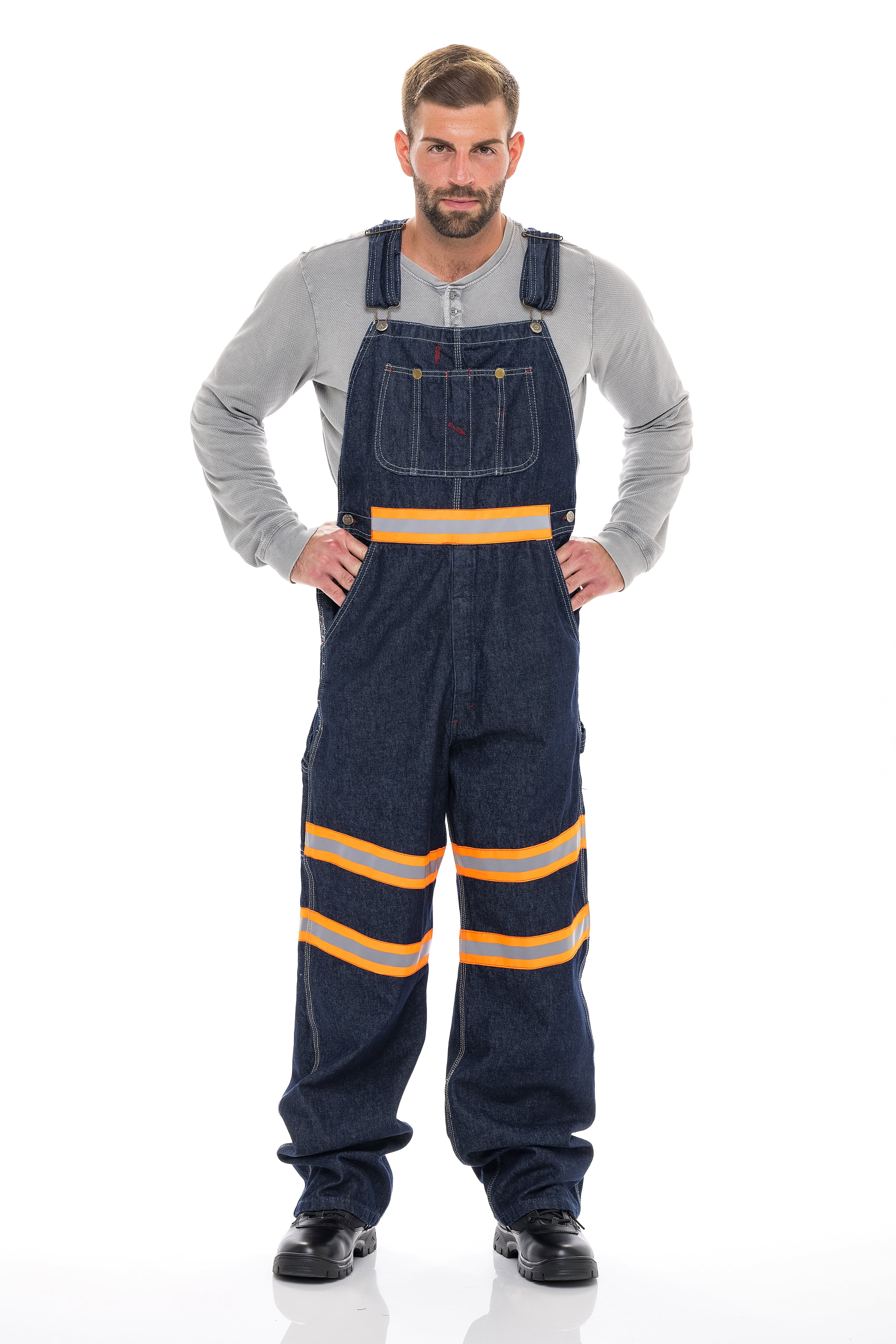 Heavy Duty High Quality Work Bib & Brace Overalls Dungarees Trousers Delta Plus 