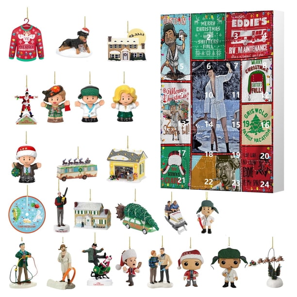 Conoce el regalo de navidad 2025! Calendario de Adviento de Navidad 2025, 24 unidades, lindo calendario de Adviento para niños, juguetes de minifiguras, calendario de cuenta regresiva de 24 días