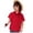 CJ10_Red, variant on Resicozy Girls Polo Shirts Cotton Uniform Short Sleeve T Shirts for Kids Collared Golf Polo Shirt 2-13 Years Red 130