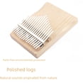 thumbnail image 3 of Beginner-Friendly Yellow Varnished Kalimba (D17S Basic Package) - Portable Steel-Fingered Thumb Piano with Unique Sound for Music Lovers, Versatile Instrument for Easy Learning & On-the-Go Play, 3 of 5