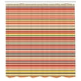 thumbnail image 3 of Ambesonne Colorful Shower Curtain, Horizontal Stripes, 69"Wx75"L, Multicolor, 3 of 3