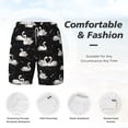 thumbnail image 5 of Lsque Mens Swim Trunks Swan And Dragonflies Pattern - Bathing Suit Compression Liner - Beach Swim Shorts Swimwear - (S-3XL) - Stretch Quick Dry -X-Large, 5 of 9