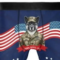 thumbnail image 4 of Happy Father's Day Honoring Veterans Akita in Army Uniform All Over Print Boxer Briefs Underwear for Men Dad Inu Dog Lover - 13007, 4 of 6