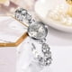 thumbnail image 4 of Reloj de lujo de cristal para mujer, pulsera de acero inoxidable con banda de oro rosa, relojes de vestir elegantes para mujer, reloj femenino, 4 of 5