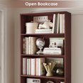 thumbnail image 2 of Homfa 82" Tall Bookcases, Freestanding Display Storage Shelves, 7-Tier Open Bookshelf for Home Office Living Room Bedroom, Cherry Red, 2 of 7