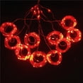thumbnail image 3 of Cortina de luces LED con enchufe USB, decoración para árbol de Navidad 2025, decoración de Año Nuevo, luces para el hogar, dormitorio, guirnalda de luces, 3 of 5