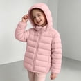 thumbnail image 4 of Luvrsol Girls Box‑Quilted Hooded Puffer Jacket, Zip‑Up Lightweight Kids Cold‑Weather Outerwear 100-160, 4 of 6