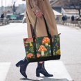 thumbnail image 4 of FORMRS Laptop Tote Bag for Women with 15.6" Computer Compartments Handbag, Orange Mushroom, 4 of 7