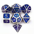 thumbnail image 3 of DND Metal  Dice 7-Piece Set for Dungeons and Dragons DND 5e RPG Gift, Board Game Tabletop Role Playing Dice Game, Birthday Gift, Christmas, Thanksgiving, Halloween, 3 of 6