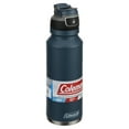 Coleman Autoseal FreeFlow Stainless Steel Insulated Water Bottle, 40 oz