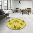 thumbnail image 3 of Ahgly Company Indoor Rectangle Patterned Banana Yellow Area Rugs, 7' x 9', 3 of 6