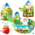 thumbnail image 1 of Tienda de campaña PigPigPen Dinosaur con piscina de bolas y túnel de rastreo para niños, 1 of 7