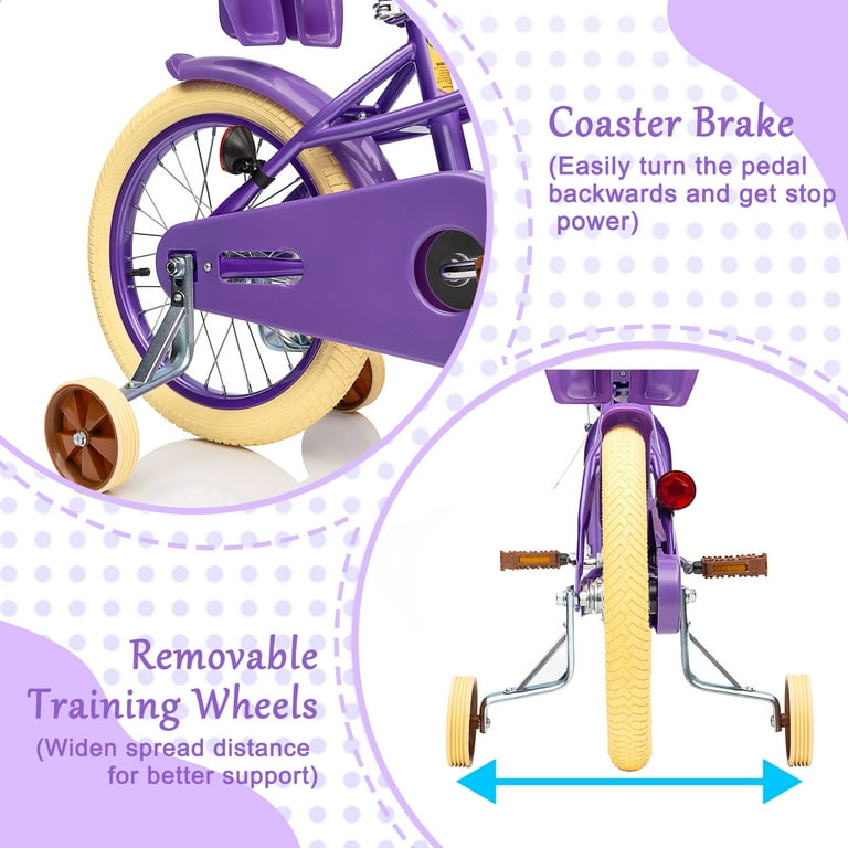 XJD Girls Bike for Toddlers and Kids Ages 2-12 Years Old,12 14 16