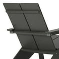 thumbnail image 6 of WestinTrends Riviera Outdoor HDPE Modern Adirondack Chair with Cup Holder (Set of 4), Gray, 6 of 14
