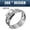 10MM, variant on RANMEI Stainless Steel Crimp Fittings Single Ear Hose Clamps Hose Clamp Rings Set Of 10 For Secure Pex Pipe Connections