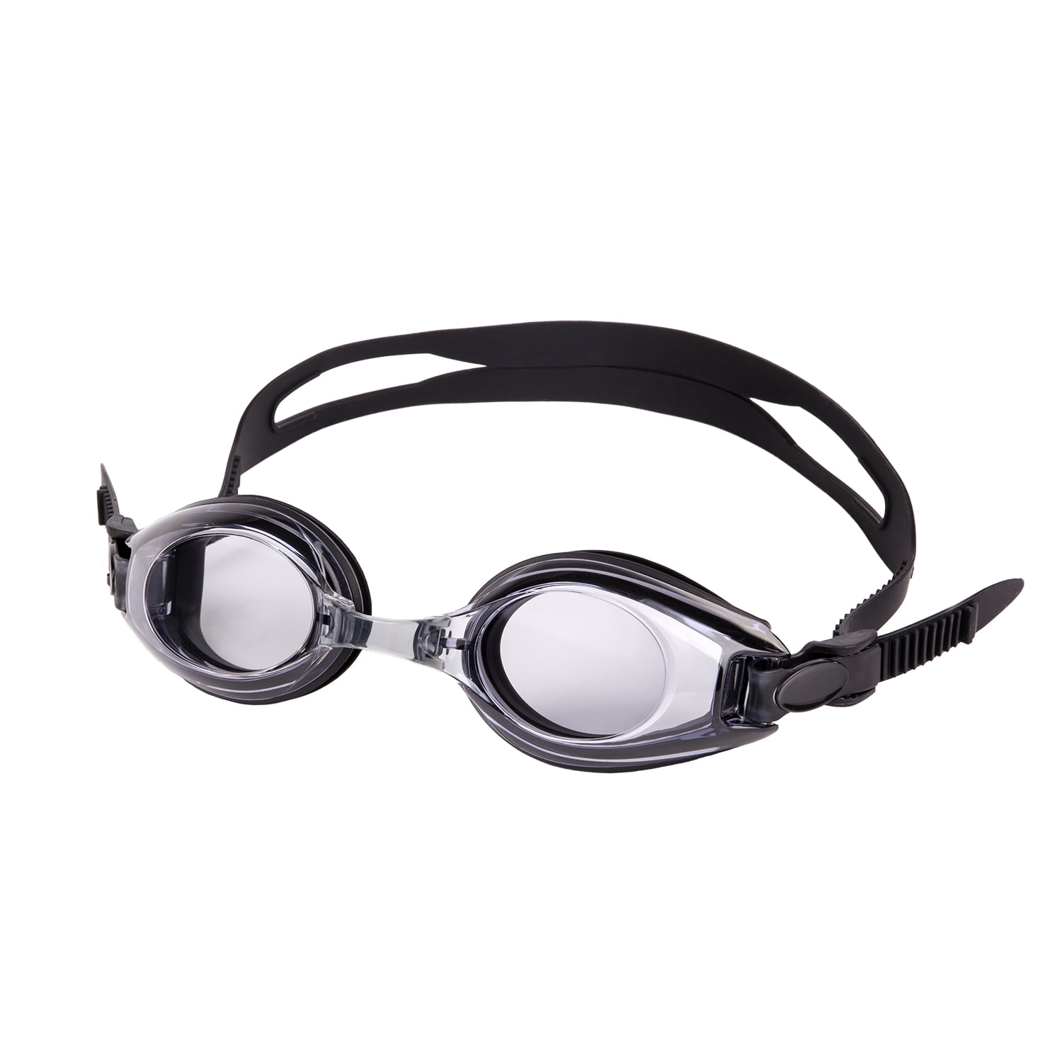2.5 Speedo Vanquisher Optical Competition Swim Swimming Goggles Smoke Diopter 