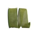 thumbnail image 3 of Reliant Ribbon 92573W-043-40K Everyday Linen Value Wired Edge Ribbon - Moss - 2.5 in. x 50 yards, 3 of 3