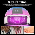 thumbnail image 6 of 96W UV Gel Nail Lamp Fast Drying Rechargeable 42pcs Lamp Chip LED Nail Dryer for Hand Feet 100~240V, 6 of 9
