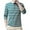 Green, variant on ZRGHAOYLQ Striped Henley Shirts for Men Big and Tall Business Casual Shirts Losse Lapel Collar Button Up Pullovers Plus Size Long Sleeve Cotton Tops