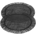 thumbnail image 4 of 2 Pcs Couverts Tapis Rond Napperon Style Tissé Napperon sous-Verre pour Table à Manger, 4 of 9