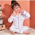 thumbnail image 1 of Conjunto de Pijamas de terciopelo Coral para niños y niñas, ropa de dormir cálida de franela de manga larga para el hogar, Navidad, Año Nuevo, Invierno, 1 of 2
