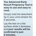 thumbnail image 3 of Equate Advanced Early Pregnancy Test with Floodguard, Can Tell You 5 Days Before Your Missed Period, Compare to First Response®, 3 of 8