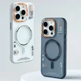 thumbnail image 2 of Funda de teléfono mate magnética para iPhone 16 15 14 13 12 11 Pro Max Plus para MagSafe carga inalámbrica cubierta de protección contra caídas esmerilada, 2 of 5