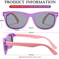 thumbnail image 4 of Gafas de sol polarizadas para niños y niñas de 2 a 9 años, goma TPEE, 4 of 5