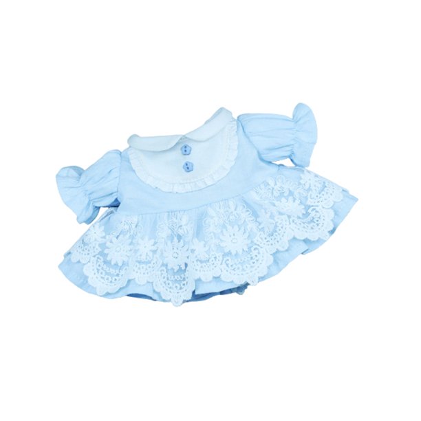 Bewildely Suministros para muñecas, pieza reemplazada, ropa para muñecas, mano de obra fina, aspecto bonito, exquisito, multiusos para niñas, Muñecas y casas de muñecas Azul Falda Bewildely FN011652-02