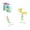 B, variant on Interactive Bouncing Toy with Automatic Elevating Rope Indoor Felines Charging Teaser