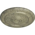 thumbnail image 3 of Ekena Millwork 19 3/4"OD x 1 1/2"P Kepler Traditional Ceiling Medallion (For Canopies up to 4 1/2"), Hand-Painted Castle Stone Crackle, 3 of 5