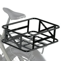 Kojem Electric Bike Rear Cargo Rack for Mukkpet GM/GL Series Steel Powder Coated Ebike Storage Basket Large Size