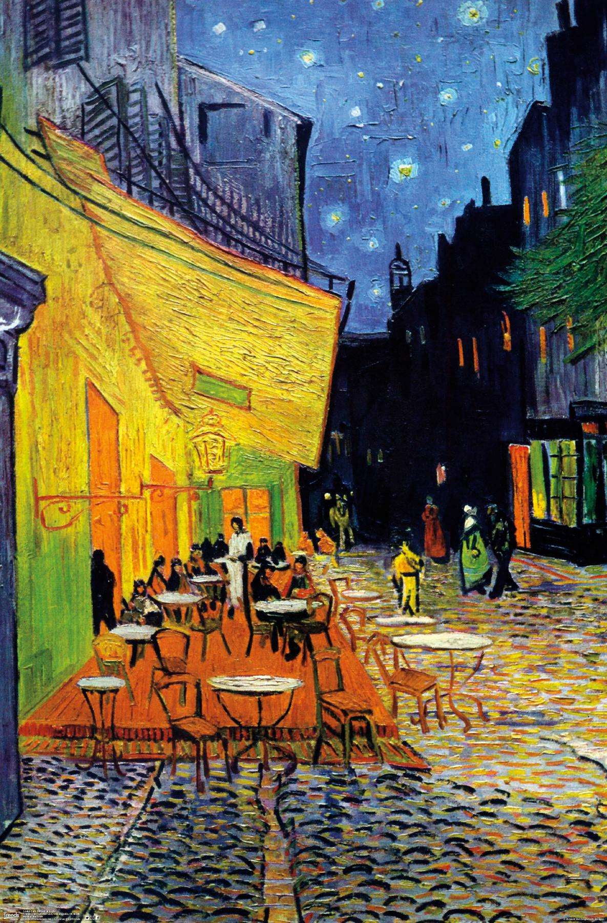 Cafe Terrace At Night By Vincent Van Gogh Wall Poster 14 725 X 22 375 Walmart Com Cafe Terrace At Night By Vincent Van Gogh Wall Poster 14 725 X 22 375 Walmart Com