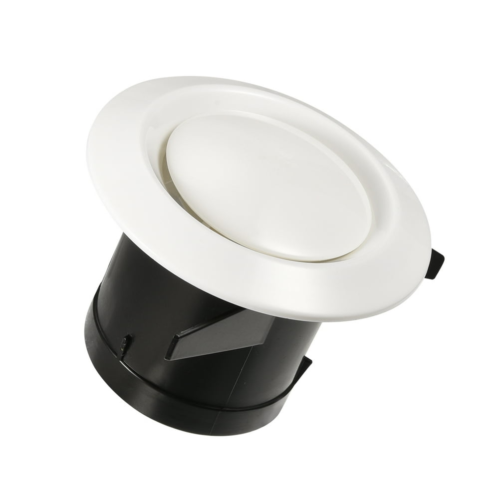 3 Inch Air Vent Circular ABS White Cover Adjustable for Room