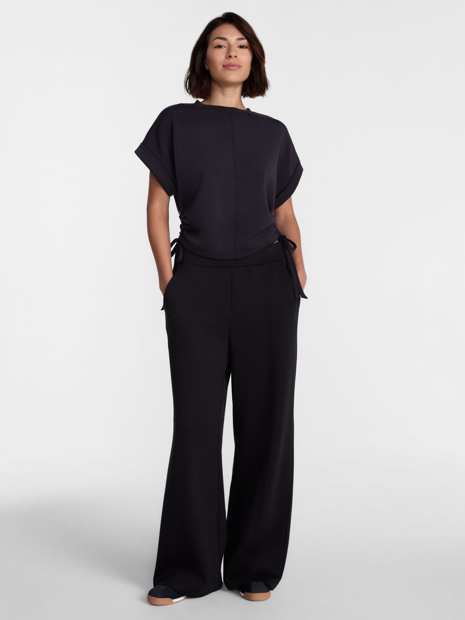 Avia Women's and Women's Plus ScubaKnit Top, Size XS-4X