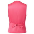 thumbnail image 4 of Wdgfv Men's Shiny Sequin Vest V-Neck Party Sleeveless Suit Waistcoat, 4 of 6