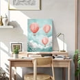 thumbnail image 3 of Cute Elephant Balloon Canvas Art Print， Suitable for Living Room， Bedroom， Nursery， Office， and Hallway Decoration., 3 of 8