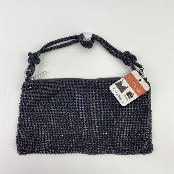 VERICUIR Pocketbooks,Women's Glitter Bag, Adjustable Shoulder Strap, Elegant Bag, Evening Bag, High Capacity with Zip, Clutch, CrossBody Bag, Shoulder Bag for Prom, Wedding, Party, Banquet