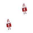 thumbnail image 2 of Bearachild Bolsa de regalos de navidad Papá Noel Lindos juguetes de chocolates Bolsa de almacenamiento de dulces Decoración de cumpleaños Ornamento Tote Type2 NO2 Bearachild CBP476885, 2 of 5