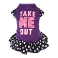 thumbnail image 5 of YUEHAO Pet Vest for Dogs Summer Cute Pet Puppy Small Dog Cat Pet Dress Apparel Clothes Fly Sleeve Dress Dog Vest for Small Medium Large Dogs (Purple, L), 5 of 5