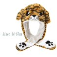 thumbnail image 4 of Tiger-Shaped Winter Hat Cartoon Ear Warm Family Hats for Cold Weather Comfort and Style, 4 of 8